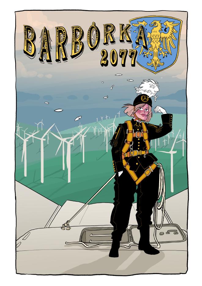 Barbórka Postcard