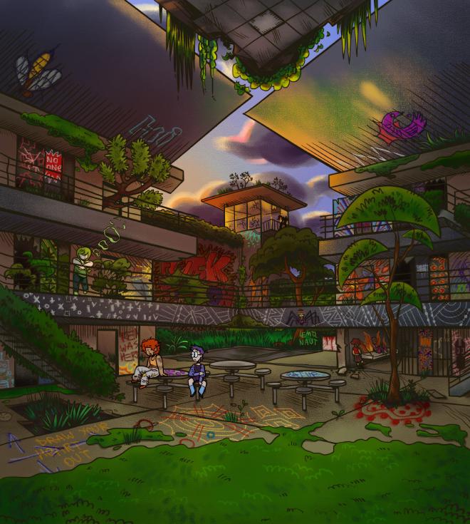 Abandoned prison in New Spark